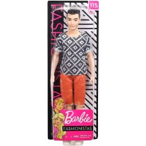 Barbie Mattel Fashionistas Ken Bambola con Maglietta Boho Hipster
