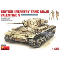 British Infantry Tank Mk.III Valentine V w/Crew