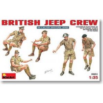 British Jeep Crew Figure Set 