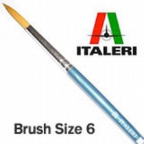 Italeri Size 6 Synthetic Round Brush