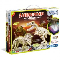 Archeogiocando T-rex & Triceratopo