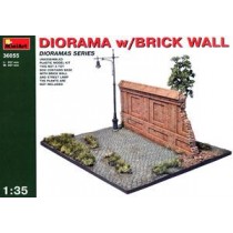 Diorama w/Brick Wall