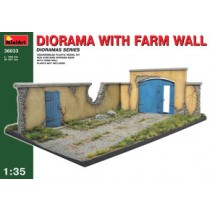 Diorama w/Farm Wall Miniart