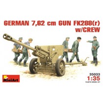 GERMAN 7,62cm Gun FK288(r) w/Crew