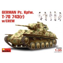 German Pz. Kpfw. T-70 743(r) w/Crew