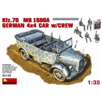 Kfz.70 (MB 1500A) German 4x4 Car w/Crew		