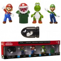 NINTENDO - Pack de 5 Mini figurines 6cm Wave 1