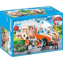 Playmobil City Life 70049 Ambulanza con Lampeggianti e Sirena