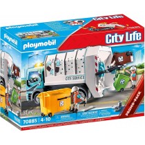 PLAYMOBIL City Life 70885 Camion smaltimento rifiuti con lampeggiante