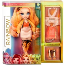 Rainbow High Surprise Poppy Rowan – Orange Fashion Doll with 2 Outfits