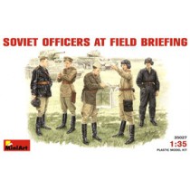Soviet Officers at Field Briefing