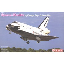Space Shuttle Orbiter w/Cargo Bay & Satellite