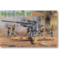 88mm FlaK 37 mit Behelfslafette