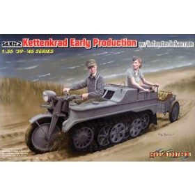 Sd.Kfz.2 Kettenkrad Early Production w/Infantry Cart