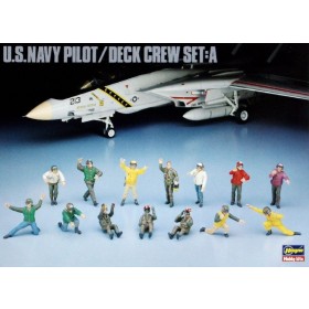 1/48 U.S. NAVY PILOT DECK CREW A HA36006