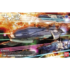 Earth Federation Space Battle ship Yuunagi set Bandai