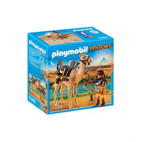 Guerriero egizio con cammello