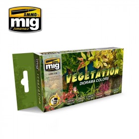 Vegetation Diorama Color set