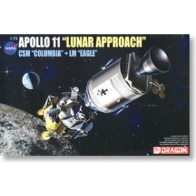 Apollo 11 "Lunar Approach" CSM "Columbia" + LM "Eagle"