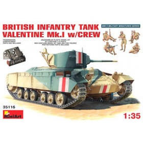 British Infantry Tank Valentine I w/Crew