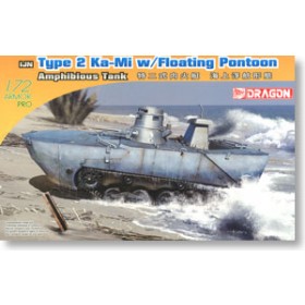 IJN Type 2 Ka-Mi w/Floating Pontoon Amphibious Tank