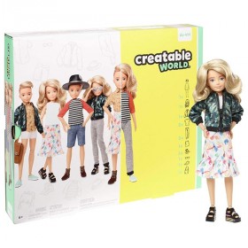 Barbie Mattel Creatable World Kit Deluxe Capelli biondi 