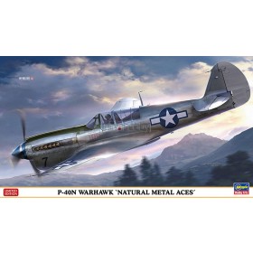 P-40N WARHAWK NATURAL METAL ACES