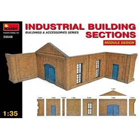 Industrial Building Sections. Module design.