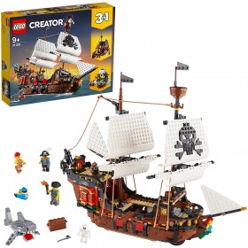 Lego 31109 – Galeone dei Pirati, Taverna e Isola del Teschio