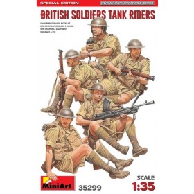 British Soldiers Tank Riders. Special Edition