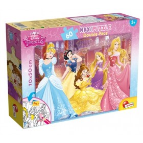 Maxi Puzzle Double-Face Disney Princess Lisciani
