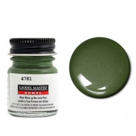 Model Master Acrylic Dunkelgrun (Semi Gloss Dark Green) RLM71