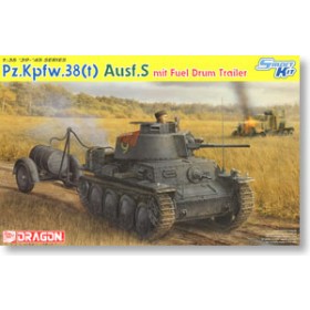 Pz.Kpfw/38 Ausf.S mit Fuel Drum Trailer