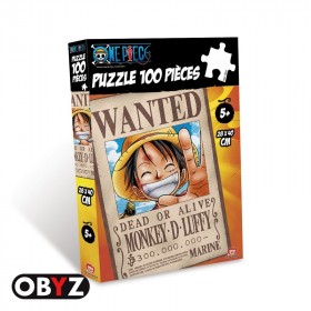 ONE PIECE - Puzzle - 100 pcs Wanted Luffy