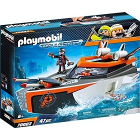 Playmobil Top Agents Motoscafo Turbo Spy Team
