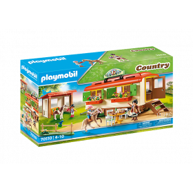 Playmobil 70510 – Ranch dei Pony con Roulotte