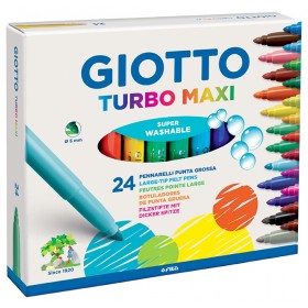 Giotto Turbo Maxi 24 pennarelli punta grossa