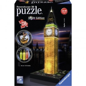 Puzzle 3D Big Ben London Night Edition