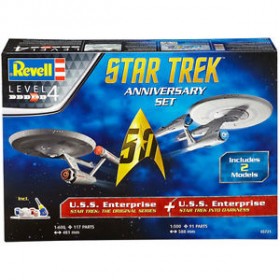 Star Trek Anniversary Set U.S.S. Enterprise (Star Trek: The Original Series) + U.S.S. Enterprise (Star Trek Into Darkness)