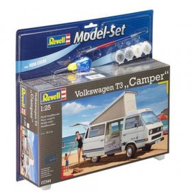 Revell Model Kit - Volkswagen T3 Camper Van Gift Set