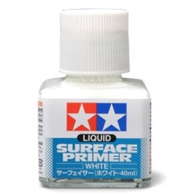 Liquid Surface Primer White Tamiya
