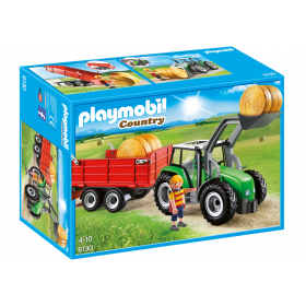 Tractor with trailer Playmobil