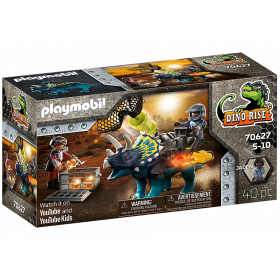 Playmobil 70627 – Triceratopo: Assalto alle pietre leggendarie