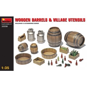 Wooden Barrels & Village Utensils
