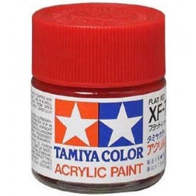 XF-7 Flat Red. Tamiya Color Acrylic Paint (Flat) – Colori opachi  