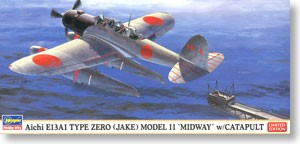 Aichi E13A1 Type Zero (Jake) Model 11 `Tone 4` w/Catapult 
