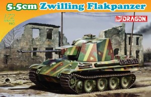20mm Dragon Ultimate Armor 1/72nd 5.5cm Zwilling Flakpanzer Germany 1945 