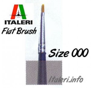 Brush Synthetic Flat 000