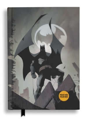 Batman Batsignal Notebook with light