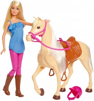 Barbie Bambola con Cavallo e Accessori